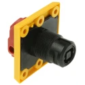 ABB Red Yellow Rotary Handle Selector Handle 51 mm OH Series OHYS3PH 1SCA105327R1001