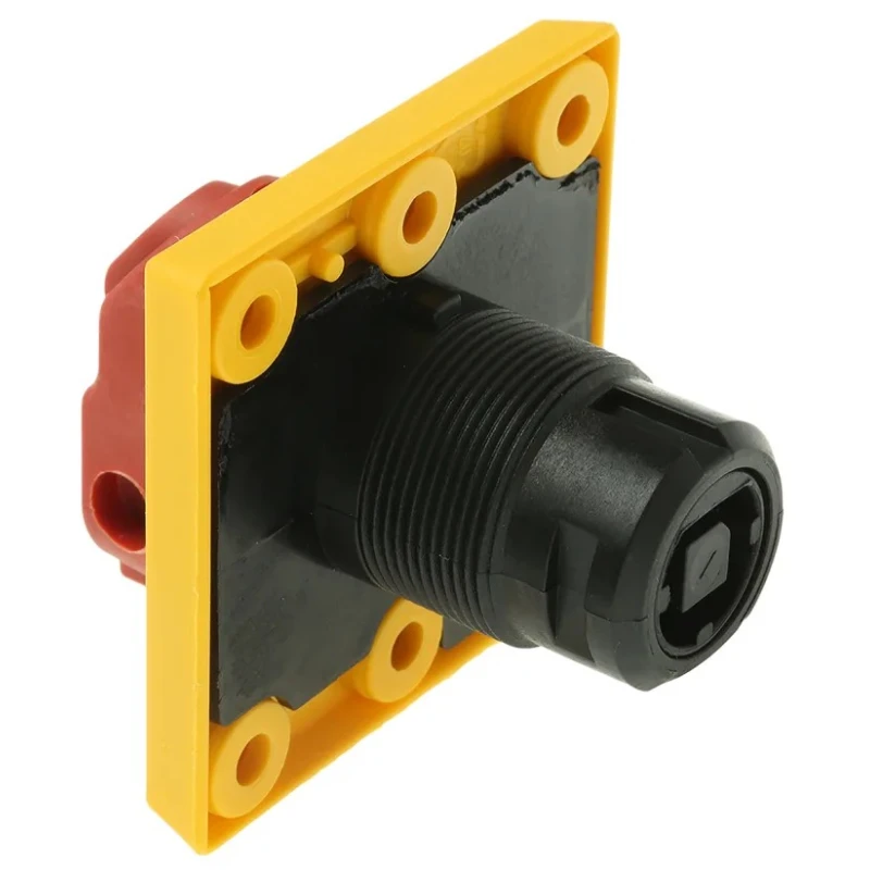 ABB Red Yellow Rotary Handle Selector Handle 51 mm OH Series OHYS3PH 1SCA105327R1001