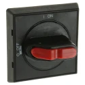 ABB Black Rotary Handle 43.5 mm, OT Series, IP65, 3 Locks OHBS2RJ