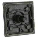 ABB Black Rotary Handle 43.5 mm, OT Series, IP65, 3 Locks OHBS2RJ