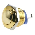 EOZ R Series Push Button Switch Momentary Panel 16.2 mm Cutout SPST IP65 48 V dc 250 V ac R16DFGSTAG
