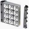 EOZ 12 Key Illuminated Plastic Keypad IP67 Rated Matrix Output Yellow Housing