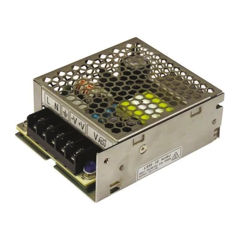 TDK-Lambda LS35-12 Switching Power Supply 12V DC, 35W, 3A Output, Chassis Mount LS35-12