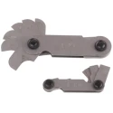 RS PRO Radius Gauge Set Imperial 16 Blades 0.015625in Increment 0.04in Min 0.52in Max 683-0753