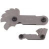 RS PRO Radius Gauge Set Imperial 16 Blades 0.015625in Increment 0.04in Min 0.52in Max 683-0753