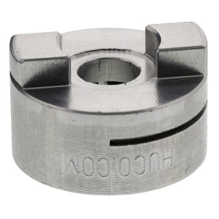 Huco 25.4 mm Outside Diameter, 8 mm Bore Finished with Keyway Bore Aluminium Clamp Style Coupler 25 mm Length 452H25.28