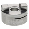 Huco 25.4 mm Outside Diameter, 8 mm Bore Finished with Keyway Bore Aluminium Clamp Style Coupler 25 mm Length 452H25.28