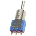 APEM Toggle Switch Panel Mount On-Off-On SPDT Solder Terminal 24 V dc 106391175