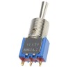 APEM Toggle Switch Panel Mount On-Off-On SPDT Solder Terminal 24 V dc 106391175