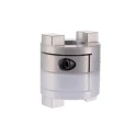 Huco Aluminium Clamp Style Oldham Coupler 50 mm Outside Diameter 25 mm Bore Finished with Keyway 50 mm Length 452H50.52