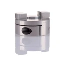 Huco 50 mm OD Clamp Style Flexible Power Transmission Coupler 24mm Bore Finished with Keyway 50 mm Length 452H50.51