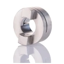 Huco 50 mm OD Clamp Style Flexible Power Transmission Coupler 24mm Bore Finished with Keyway 50 mm Length 452H50.51