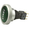 APEM 9000 Series Push Button Switch Momentary Panel Mount DPDT Blue LED IP65 12V dc A9PFB1Y2BSP4