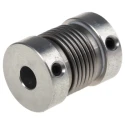 Huco Aluminium Hub Stainless Steel Bellows Flexible Coupler 16 mm OD, 21 mm Length 550.16.2020