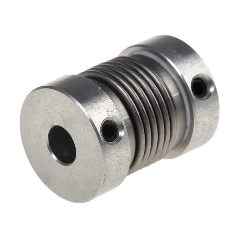 Huco Aluminium Hub Stainless Steel Bellows Flexible Coupler 16 mm OD, 21 mm Length 550.16.2020