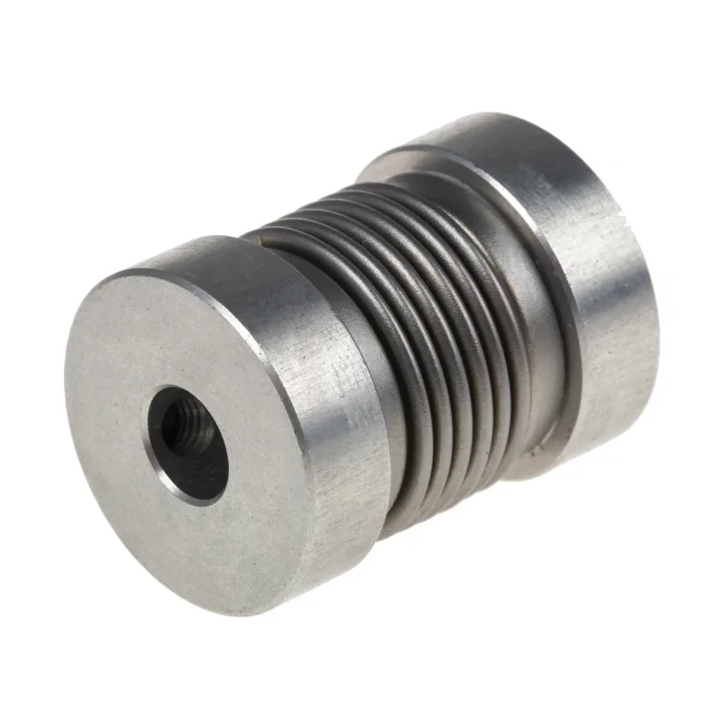 Huco Aluminium Hub Stainless Steel Bellows Flexible Coupler 16 mm OD, 21 mm Length 550.16.2020