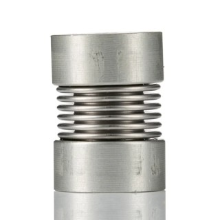 Huco Aluminium Hub Stainless Steel Bellows Screw Style Flexible Coupler 16 mm OD 21 mm Length 550.16.1820