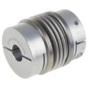 Huco Flexible Stainless Steel Bellows Clamp Coupler 10 mm Bore 34 mm OD 40 mm Length 536.34.3232