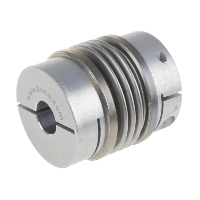 Huco Flexible Stainless Steel Bellows Clamp Coupler 10 mm Bore 34 mm OD 40 mm Length 536.34.3232