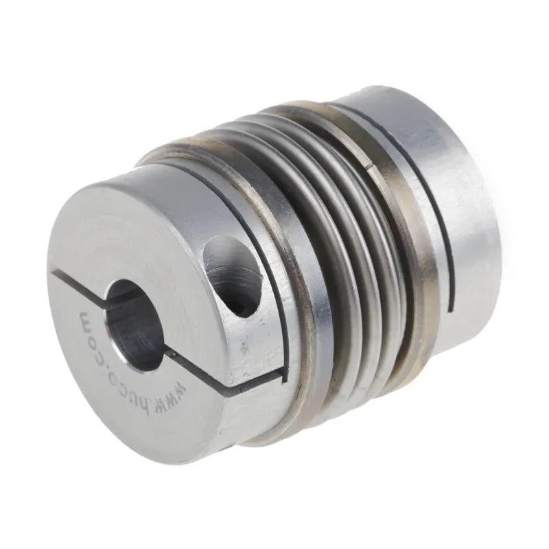 Huco Flexible Stainless Steel Bellows Clamp Coupler 10 mm Bore 34 mm OD 40 mm Length 536.34.3232