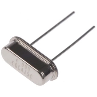 MERCURY Euroquartz 4 MHz Crystal ±30 ppm Through Hole Load Capacitance 18pF HC-49 Package 2-Pin 10.77x4.34x3.5 mm HC49