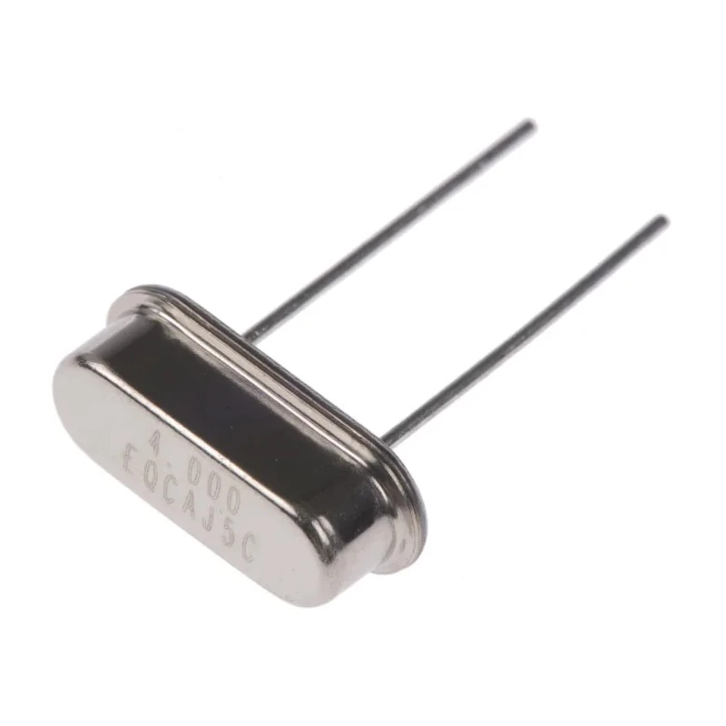 MERCURY Euroquartz 4 MHz Crystal ±30 ppm Through Hole Load Capacitance 18pF HC-49 Package 2-Pin 10.77x4.34x3.5 mm HC49