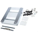 Schneider Electric PanelSeT Series Enclosure Chassis Black RAL 7035, 300 mm H, 250 mm W, 150 mm L 701-8320