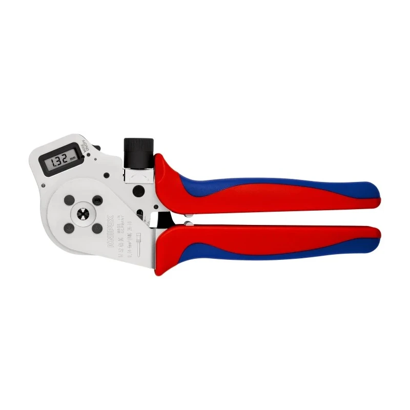 Knipex Crimp Tool for Turned Contacts, 250mm Length, Wire Size 0.14 to 6 mm², Model 97 52 65 DG RS