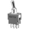 KNITTER-SWITCH Toggle Switch PCB Mount On-On DPDT Through Hole Terminal 48V AC ATE2D