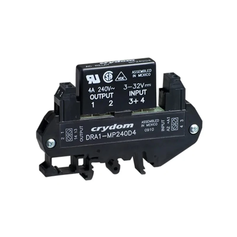 Sensata / Crydom Solid State Interface Relay, 3A Load Current, 32V DC Control, DIN Rail Mount, Screw Terminals DRA1-MP