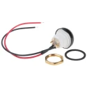 ITW Switches 48 Series Illuminated Push Button Switch Panel Mount 14 mm Cutout Green, SPST, IP67 48-6-RB-R-GR-B