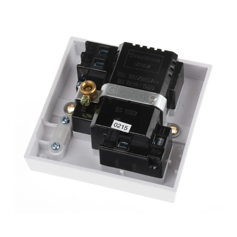 RS PRO 13A Flush Mounted Fused Spur with Passive RCD 230V AC BS7288 BS7288