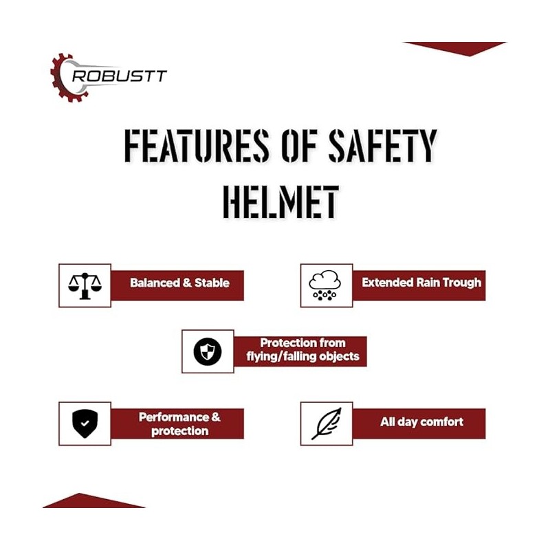 Buy Robustt X Shree Jee Nape Adjusment-Safety Yellow Helmet