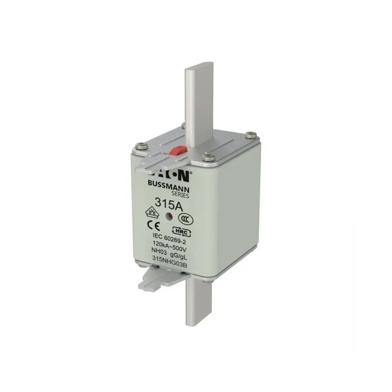 Eaton NH Fuse 315A Current Rating 500V Voltage NH03 Fuse Size with High Rupture Capacity NH03