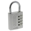 ABUS Combination Padlock Steel Aluminium Safety Padlock Weatherproof 6 mm Shackle 40mm Body 0036984