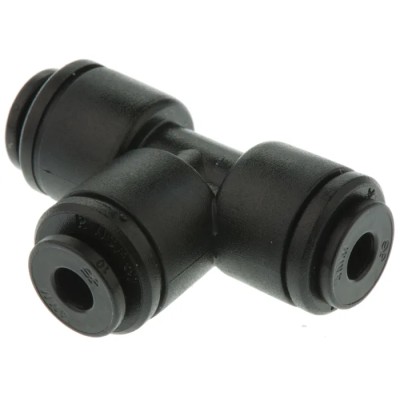 John Guest PM Series Pneumatic Fitting Tee Tube-to-Tube Adapter Push-in 4 mm PM0204E