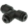 John Guest PM Series Pneumatic Fitting Tee Tube-to-Tube Adapter Push-in 4 mm PM0204E