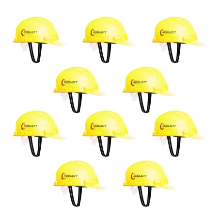 Buy Robustt X Shree Jee Nape Adjusment-Safety Yellow Helmet