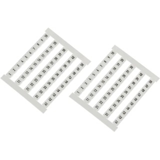 Weidmüller Numbers Terminal Marker for use with Terminal Block 5mm Length PA Material 0473460001