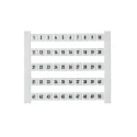 Weidmüller Numbers Terminal Marker for use with Terminal Block 5mm Length PA Material 0473460001