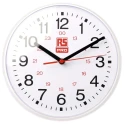 RS PRO White Analogue Wall Clock 215 mm Diameter Plastic Case Quartz Movement 706-4789