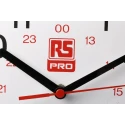 RS PRO White Analogue Wall Clock 215 mm Diameter Plastic Case Quartz Movement 706-4789