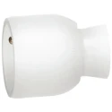 Legrand 16A 250V French 2P+E Mains Connector White Polymer Cable Mount Screw Termination 0 504 17
