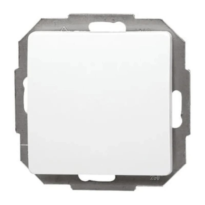 Kopp Arctic White Palisander Braun Rosewood Brown Illuminable Flush-Mount Push Button Light Switch 250V 10A RS 651302067