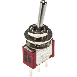TE Connectivity Toggle Switch PCB Mount On-Off-On SPDT Through Hole Terminal 28V dc 115V ac 3-1825137-7