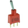 TE Connectivity Toggle Switch, PCB Mount, On-Off-On, SPDT, Through Hole Terminal, 28 V dc, 115 V ac 3-1825142-9