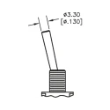TE Connectivity PCB Mount Toggle Switch On-On SPDT Through Hole Terminal 28 V dc 115 V ac 1825136-9