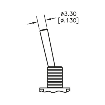 TE Connectivity PCB Mount Toggle Switch On-On SPDT Through Hole Terminal 28 V dc 115 V ac 1825136-9