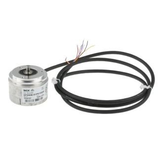 SICK DFS60B Series Incremental Encoder 32V DC, 10000 ppr, TTL and HTL Signal, Solid Shaft 6 mm, Flange Mount DFS60B