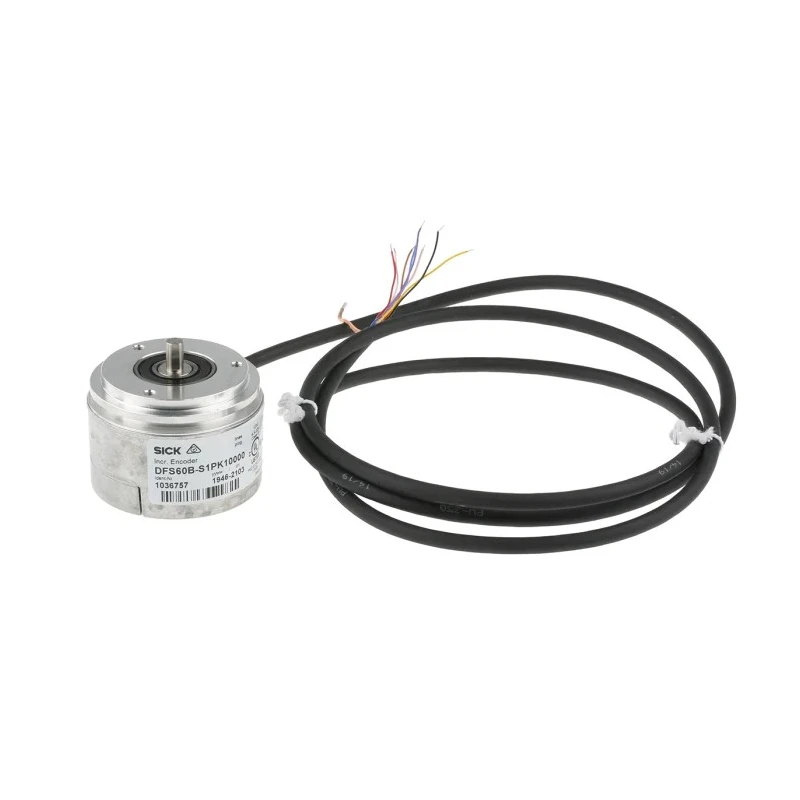 SICK DFS60B Series Incremental Encoder 32V DC, 10000 ppr, TTL and HTL Signal, Solid Shaft 6 mm, Flange Mount DFS60B